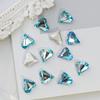 Pitufos fondo puntiagudo forma taladro clavo taladro romper cristal mariposa amor estrella hacha joya para uñas al por mayor