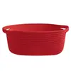Cesta de Almacenamiento de Cuerda de Algodón del Fabricante Original, Cesta de Almacenamiento para Artículos Varios del Hogar y Baño, Cesta de Regalo para Niños, Almacenamiento Personalizable