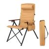 Silla Sello de Respaldo Alto Ultraligera al por Mayor Silla de Ocio para Hora de Almuerzo Silla de Picnic para Camping Silla de Playa Silla Reclinable Plegable para Exterior