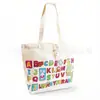 Bolsa de Lona Blanca de 12 Pulgadas, Gran Capacidad, Bolsa Original para el Día a Día, Personalizable con Diseños Impresos, Impresión UV, Impresión Digital