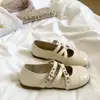 Zapatos de mujer estilo francés en stock, nuevos mocasines planos de verano, absolutamente hermosos y elegantes, perfectos para combinar con faldas, zapatos Mary Jane para mujer