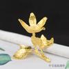 Novo Suporte de Rosa Bola de Cristal Base de Metal Enfeites Bandeja de Bola para Casa Luz Criativa Luxo Display