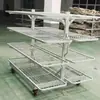 Carrinho para Tecido Solto Dupla Face Carrinho para Tecido Solto Carrinho de Virada para Fábrica de Vestuário Carrinho de Corte Carrinho de Exibição de Produto Acabado