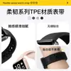 Adequado para Pulseira Huawei 10 Pulseira Representativa Cor Pura TPE Pulseira com Furos Pulseira de Relógio Huawei Band 8/9/10