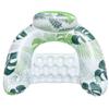 Venda Direta de Fábrica Cadeira Flutuante Inflável para Água Reclinável em U para Adultos Toldo Removível Boia Linha Flutuante Cama Flutuante de Água de Verão