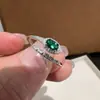 Verde Fortuna ~ Anillo Tesoro Verde Serpiente Espiritual de Diamante Completo Año del Serpiente para Mujer Apertura Ajustable Hombres y Mujeres Nicho Sentido Avanzado
