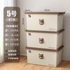 Caja de almacenamiento para el hogar, de plástico, de gran capacidad, gruesa, para guardar juguetes, ropa, armario de dormitorio, caja de dibujos animados