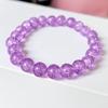 Pulsera de cuentas de cristal tipo palomitas de maíz 8 mm para hombre y mujer puesto tienda de dos dólares tienda de suministros regalo pulsera floral agrietada al por mayor