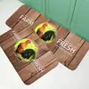 Alfombrillas de Suelo Estilo Nórdico Estampado de Plantas Transfronterizas Alfombrillas Absorbentes para Cocina Alfombrillas Antideslizantes Resistentes a Manchas para Baño Alfombra para Dormitorio Felpudos