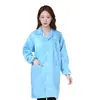 Ropa de Trabajo Antiestática, Ropa a Prueba de Polvo, Ropa Protectora Libre de Polvo para Hombres y Mujeres en Fábricas de Electrónicos, Ropa de Trabajo Antiestática Dividida en Azul y Blanco