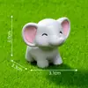 Nuevos y pequeños elefantes Dods, micropaisajes para jardinería, accesorios de decoración paisajística DIY, lindos elefantes Dods pequeños, adornos de resina para escritorio.