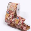 Pintura al Óleo Cinta DIY Tie Dye Cuello Flor Lazo Accesorios para el Cabello Hechos a Mano Anillo para el Cabello Flores Decoración para Envoltura de Regalos