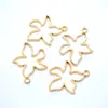 Colgantes de aleación de zinc con forma de concha de oro KC mezclado, estrella de mar, caracola, accesorios para pulsera de colgantes hechos a mano para DIY