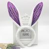 Tiara de cabelo direto da fábrica adereços de feriado lantejoulas orelha de coelho de pelúcia aro de cabeça atacado micro-negócios escanear código para enviar para enviar presentes