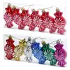 Amazon Luz Girasol Caramelo Plano Pintado Árbol de Navidad Colgante Accesorios Decoración Navideña Caramelo Rojo Venta al por Mayor