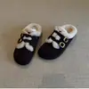Pantuflas retro para mujer estilo Birkenstock para otoño e invierno, diseño de meter, cálidas, de doble tira, forradas de felpa, nuevas 2026, pantuflas perezosas de suela gruesa