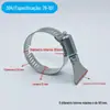 Xiaomei lidar com braçadeira de mangueira de aço inoxidável braçadeira de tubo de gás tubo de água fixo Hoop Handle braçadeira de mangueira
