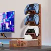 Sala de e-Sports Rack Multifuncional para Armazenamento de Controles de Jogo Decoração de Casa Suporte para Porta-Lenços Destacável