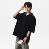 Camiseta Polo Manga Curta Gola de Gaivota Texturizada Americana para Homens e Mulheres Verão Tamanho Plus Streetwear Respirável Casual