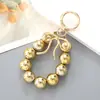 Pulsera de Cadena con Perlas de Flor de Cerezo Bicolor Estilo Coreano Ins Colgante para Teléfono Bolso Versátil de Moda Accesorio