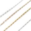 Cobre puro 1.0 mm de espesor 1:1 Cadena de bambú de cobre DIY Pasador Accesorios para joyería Material Retención de color Galvanoplastia