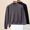 Suéter de Lana Gruesa Jacquard Hengyuanxiang para Hombre 2025 Otoño e Invierno Nuevo Suéter de Cuello Redondo Capa Base para Hombre