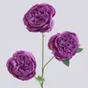 Flor Artificial Hortensia Morada Rosa Flor Artificial Decoración Arreglo Floral Sala de Estar Decoración Boda Diseño Auditorio Flor Falsa Fábrica Venta al Por Mayor