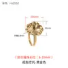 Anel de Pérola Barroca Ajuste Acessórios Feitos à Mão Estilo Japonês e Coreano Pino de Ouro 18K Tipo Pino Ajuste de Anel Acessórios