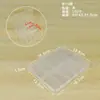 Caja Transparente de 10 Compartimentos Caja DIY para Almacenamiento de Joyería Equipo de Pesca Caja de Plástico PP Cuentas de Arroz Herramientas de Ferretería Piezas Caja de Embalaje