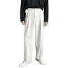 Pantalones de pierna recta para hombre, holgados, estilo coreano, casual, blancos, de pierna ancha, para primavera y otoño, celebridad de internet de Corea del Sur