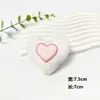 Acessórios Cartoon 3D em Forma de Coração Preenchidos com Algodão, Corações Fofos de Pelúcia, Decorações para Bolsa de Feltro DIY, Presilhas de Cabelo Feitas à Mão, Pequenos Enfeites