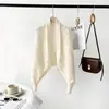 2025 Nuevo Chal de Punto Acolchado Cuadros Densos Primavera y Otoño, Cálido y Versátil, Cárdigan de Moda, Ropa Exterior Estilo Western