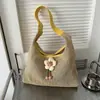 Bolsas Tejidas a Mano para Mujer 2026 Verano Nuevo Bolso Tote de Moda Bolso de Paja Simple de Gran Capacidad de Un Solo Hombro Estilo Ins