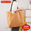 Bolsa de Papel Dupont Lavável, Personalizada com Logotipo Impresso, Bolsa Satchel Dupont Resistente a Rasgos, Bolsa Transversal de Lona com Padrão Personalizado