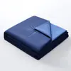 Colcha de verano de doble tacto para sueño profundo, colcha de verano con tacto frío, colcha con control de temperatura, colcha lavable a máquina para aire acondicionado, colcha fina de seda helada