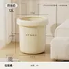 Lixeira de Cozinha Doméstica Simples de Alta Qualidade Tamanho Grande Grande Capacidade Plástico Sala de Estar Sem Dobrar Tipo Pressão Lixeira com Tampa