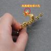 DIY Corona de Fénix Xiuhe China Aleación Grulla Ropa Han Corona para el Cabello Pasador Fénix Chapado en Oro Accesorios de Joyería