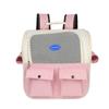 Bolsa para Gato al por Mayor Estilo Nuevo Portátil Transpirable Mochila para Mascotas Gran Capacidad Mochila para Gato de Bloques de Color Suministros para Mascotas