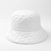 Sombrero de Pescador Ligero de Plumón y Algodón Otoño e Invierno para Mujer Estilo Coreano Moda Acolchado Cálido Sombrero Cubeta Celebridad de Internet Que Muestra la Cara Sombrero Pequeño Literario