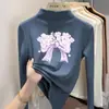 Y2370# chaqueta de camiseta de manga larga de otoño e invierno para niñas, niños, de terciopelo, nueva, cálida, con forro polar, camiseta base gruesa