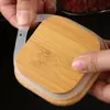 Atacado do Fabricante Potes Quadrados de Vidro Borossilicato Selados, Potes para Armazenamento de Alimentos e Grãos, Potes para Chá, Potes de Armazenamento para Cozinha
