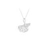 Collar de Plata S925 Hoja de Ginkgo Xiaoxingyun para Mujer, Cadena para Clavícula de Moda con Colgante de Hoja Full Diamond de Lujo Ligero para Festivales