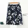 Calça de Pijama Masculina de Algodão e Seda para o Verão, Shorts Finos e Largos que Podem Ser Usados Fora de Casa, Shorts de Praia de Cinco Pontos para o Pai, Roupa Casual para Casa