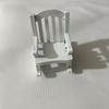 Silla Miniatura para Casa Estilo Europeo Modelo Mini Taburete Madera Adornos Taburete Pequeño Utilería Decorativa para Sesión Fotográfica Silla Pequeña