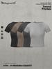 2025 Verano Europeo y Americano Sexy Estilo Kardashian Mismo Mangas Cortas Raglán Cuello Redondo Ajustado Yoga Color Sólido Top para Mujer Moderno