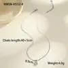 Estilo Minimalista Transfronteiriço Verão Novo Colar de Aço Inoxidável Cravejado com Zircônia Colorida Personalizado Versátil Corrente de Clavícula de Aço Titânio Atacado