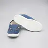 Grande fornecimento de sapatos brancos de quatro ilhós limpos sapatos de lona azul sem poeira de quatro furos sapatos antiestáticos para oficina eletrônica