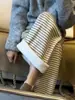 Pantalones para Mujeres Embarazadas Otoño e Invierno Felpa Gruesa Relajados para Casa Pantalones de Pijama Sin Opresión en el Vientre Pequeños Pierna Ancha Casuales para Caminar