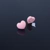 Pendientes de Verano Ins para Chicas Japonesas y Coreanas Love No Alérgicos Agujeros de Oreja Pendientes de Resina Macarrón Pendientes Lindos