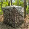 Tienda de Camuflaje Hecha a Medida de Fábrica para Tiro al Aire Libre y Observación de Aves, Tienda de Camuflaje de Apertura Rápida con Tres Lados Transparentes, Adecuada para Acampar al Aire Libre